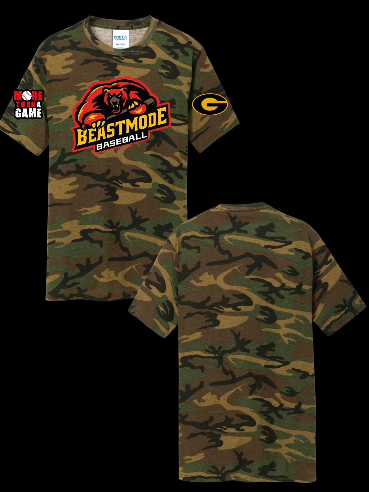 Unisex Camouflage Full Color Beastmode "Logo" T-Shirt
