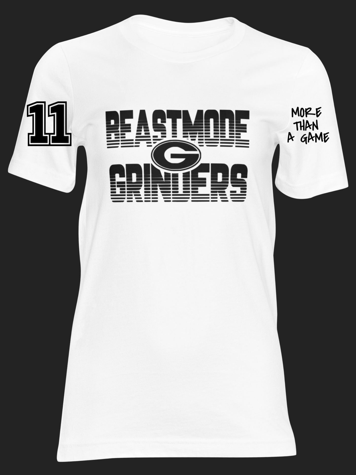 Unisex Dri-fit OR Regular Short Sleeve "Beastmode Grinders" T-shirt