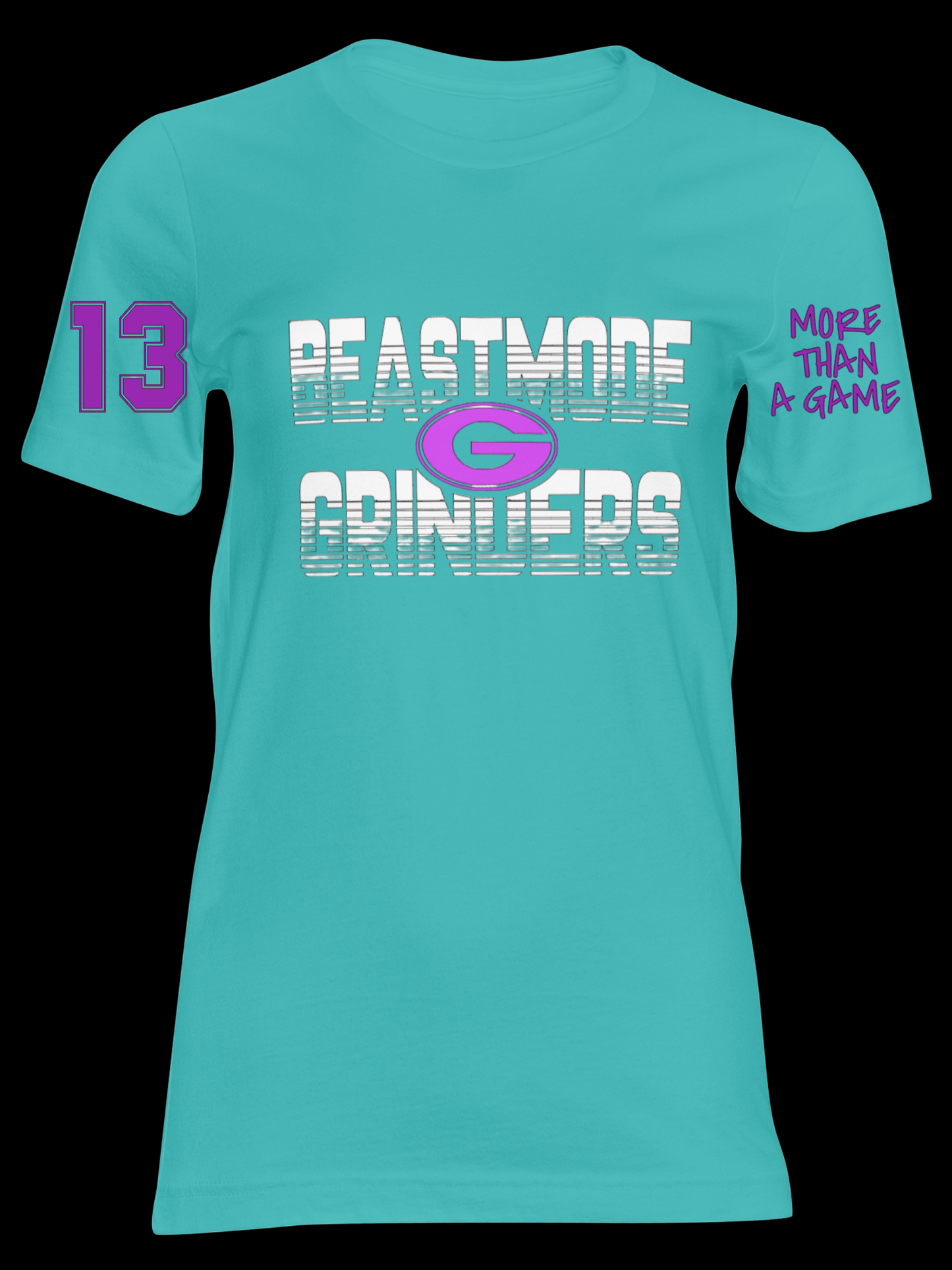 Unisex Dri-fit OR Regular Short Sleeve "Beastmode Grinders" T-shirt