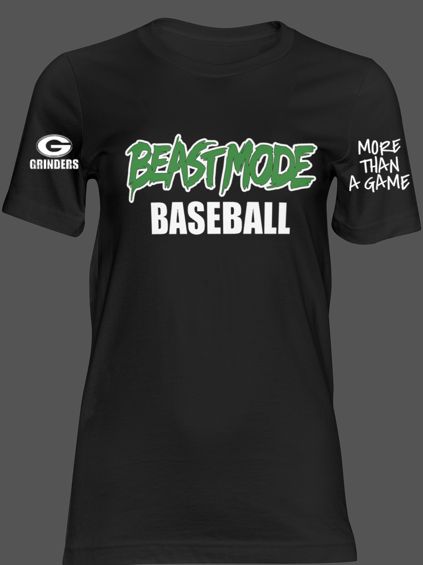 Unisex Dri-fit OR Regular Short Sleeve "Beastmode Baseball" T-shirt