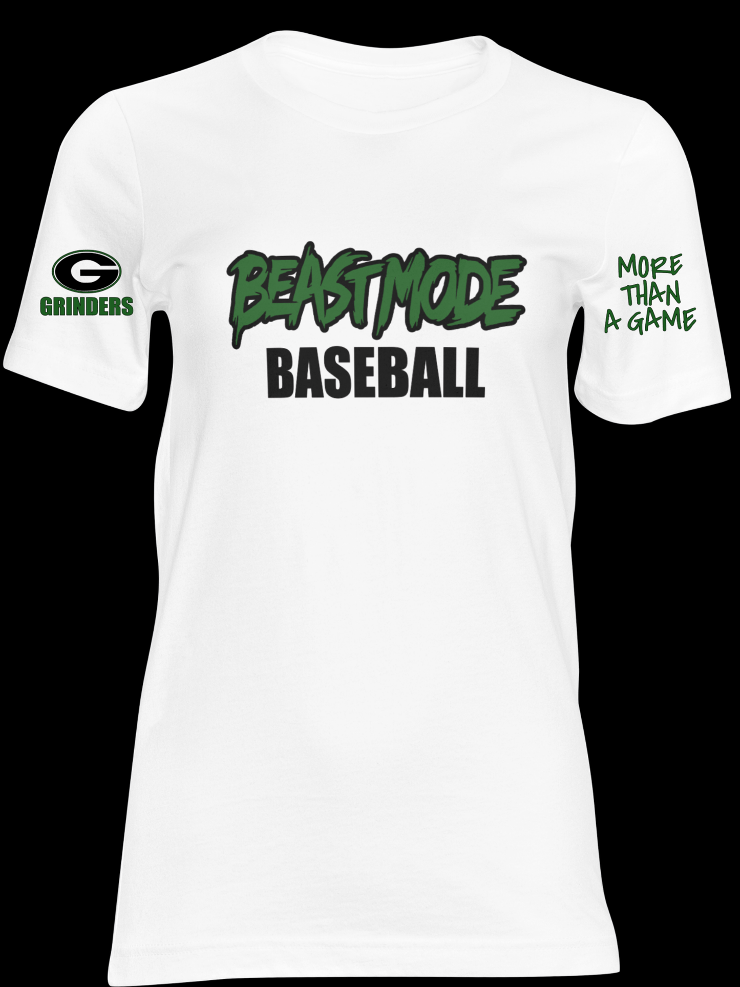 Unisex Dri-fit OR Regular Short Sleeve "Beastmode Baseball" T-shirt