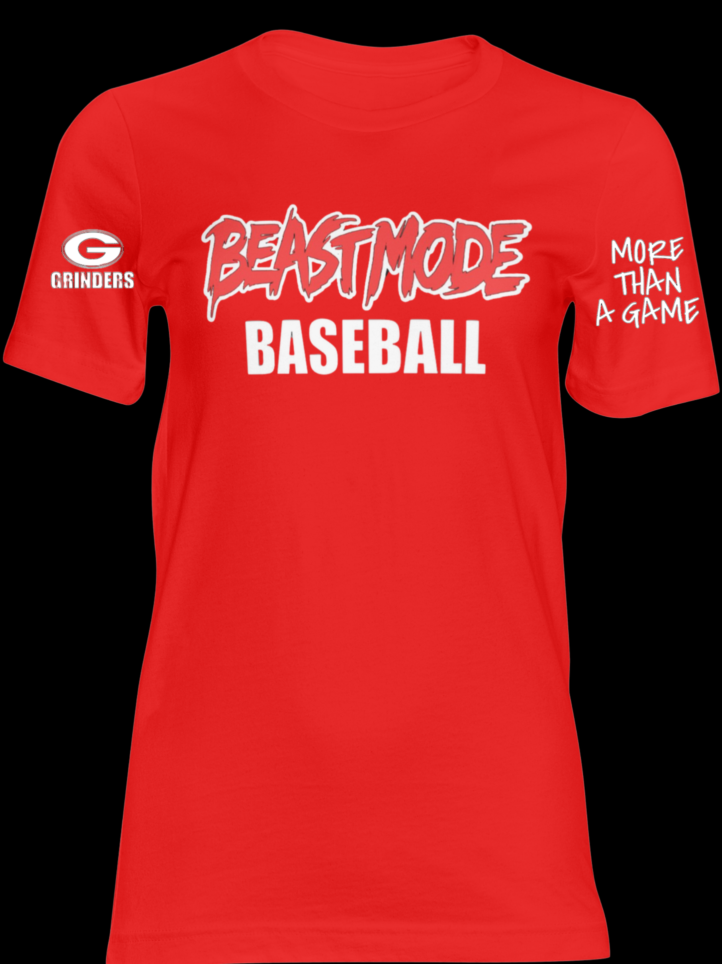 Unisex Dri-fit OR Regular Short Sleeve "Beastmode Baseball" T-shirt