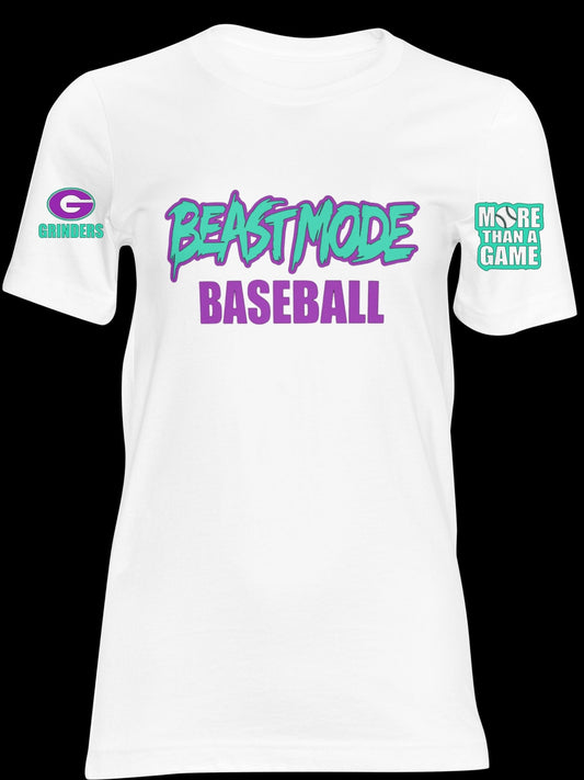 Unisex Dri-fit OR Regular Short Sleeve "Beastmode Baseball" T-shirt