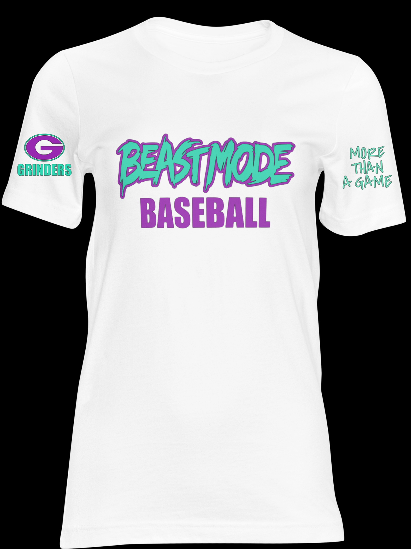 Unisex Dri-fit OR Regular Short Sleeve "Beastmode Baseball" T-shirt