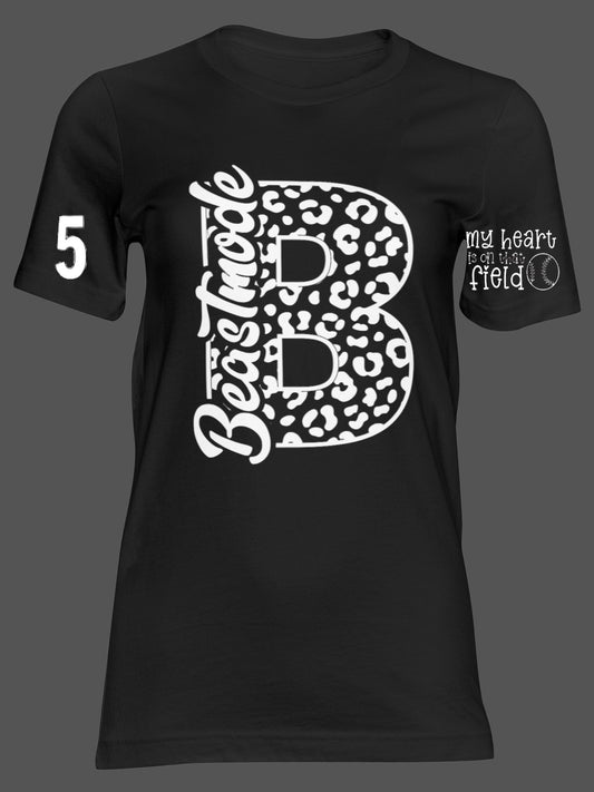 Unisex Dri-fit OR Regular Short Sleeve Beastmode "B" T-shirt
