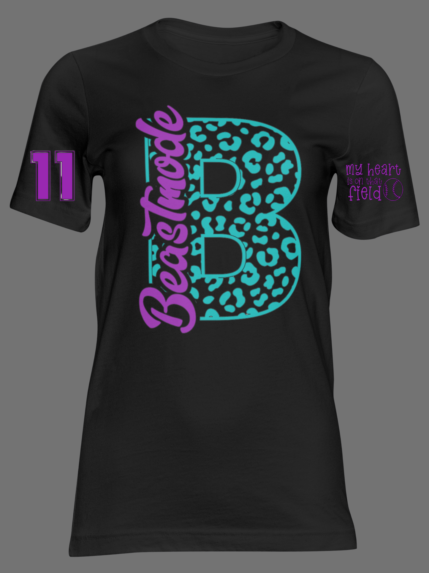 Unisex Dri-fit OR Regular Short Sleeve Beastmode "B" T-shirt