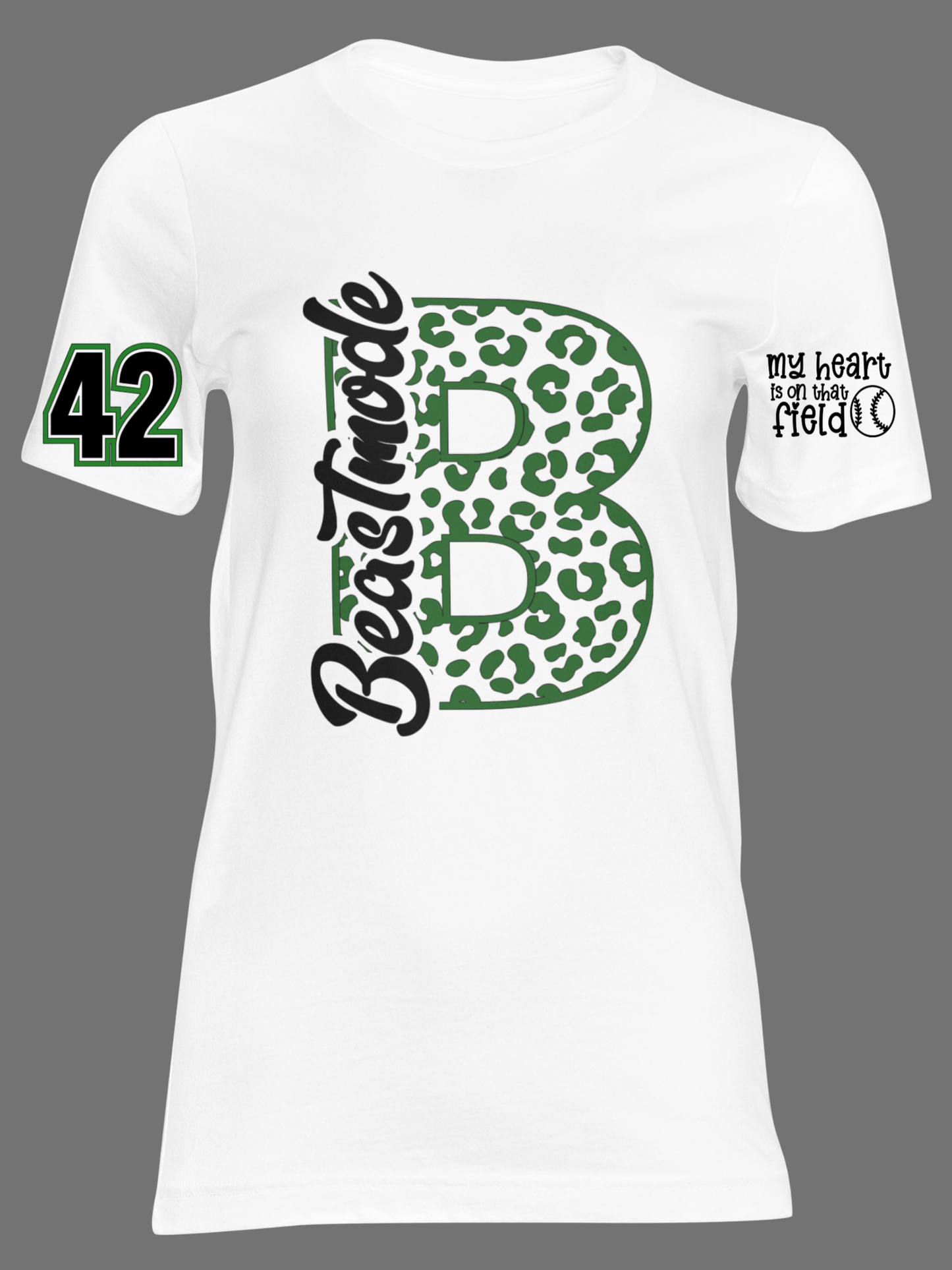 Unisex Dri-fit OR Regular Short Sleeve Beastmode "B" T-shirt