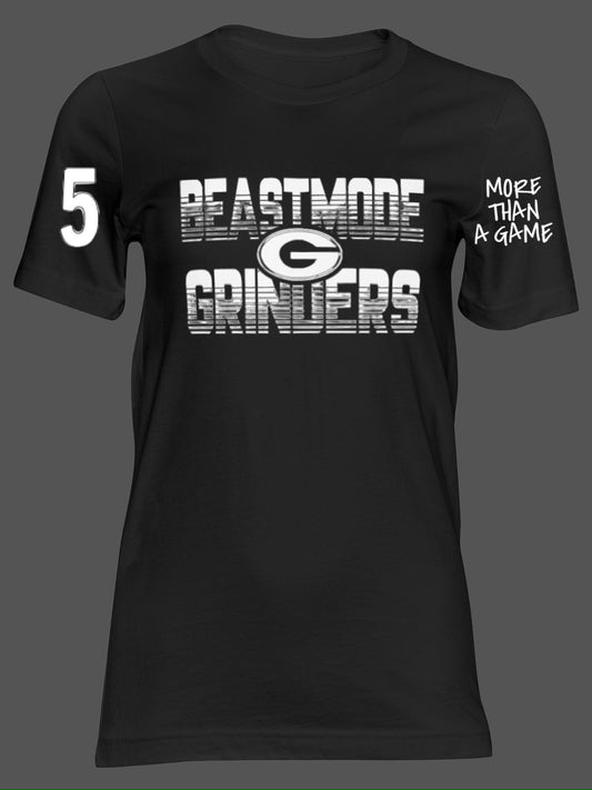 Unisex Dri-fit OR Regular Short Sleeve "Beastmode Grinders" T-shirt