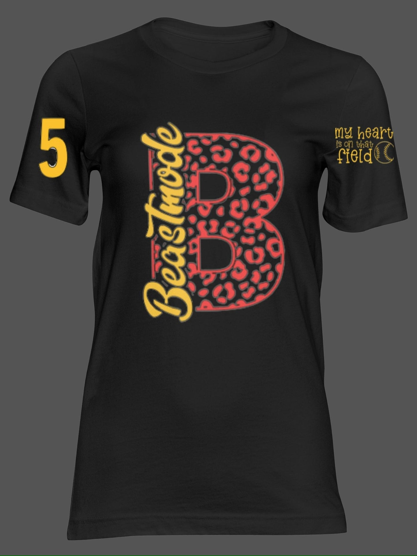 Unisex Dri-fit OR Regular Short Sleeve Beastmode "B" T-shirt