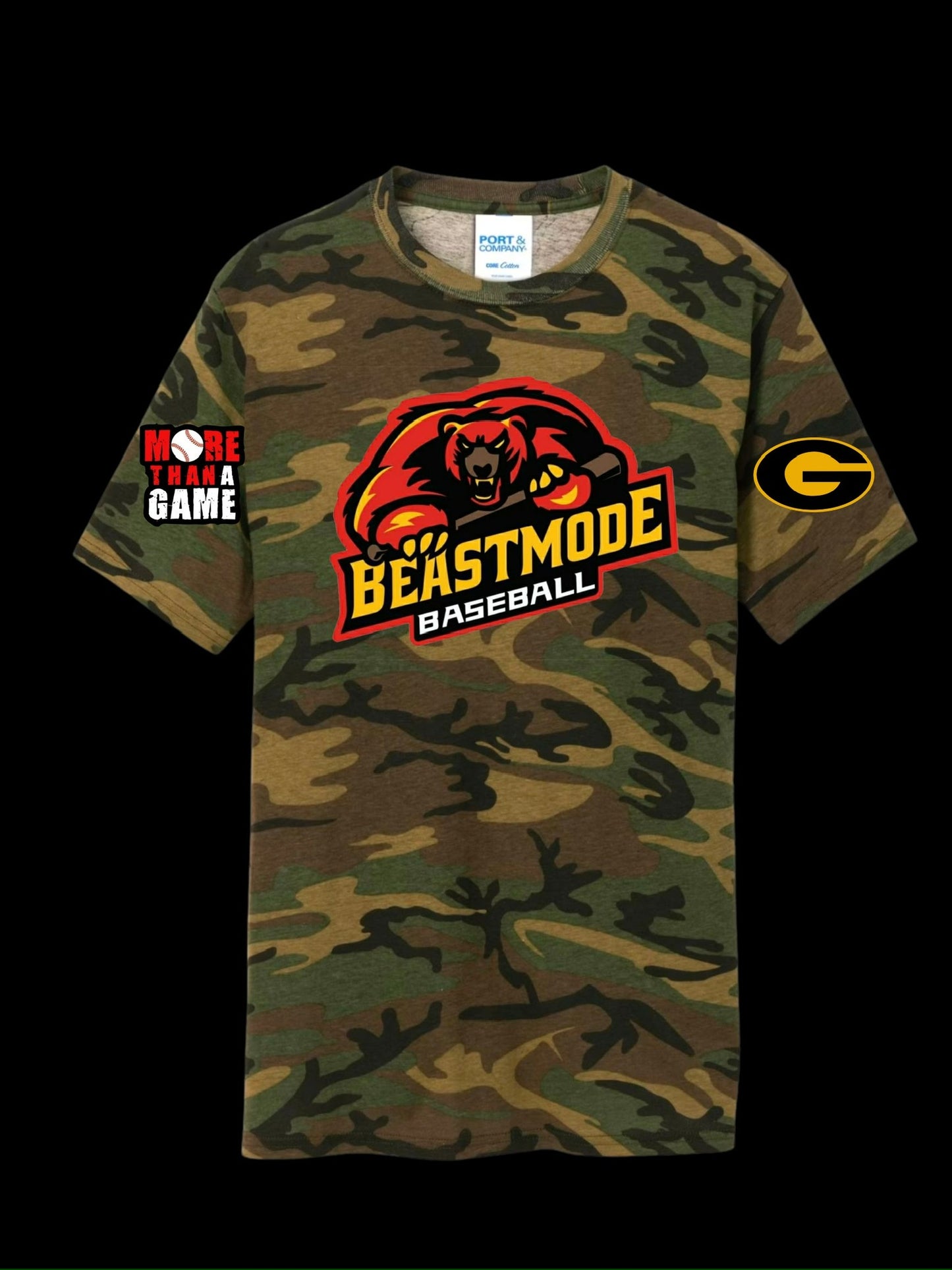 Unisex Camouflage Full Color Beastmode "Logo" T-Shirt