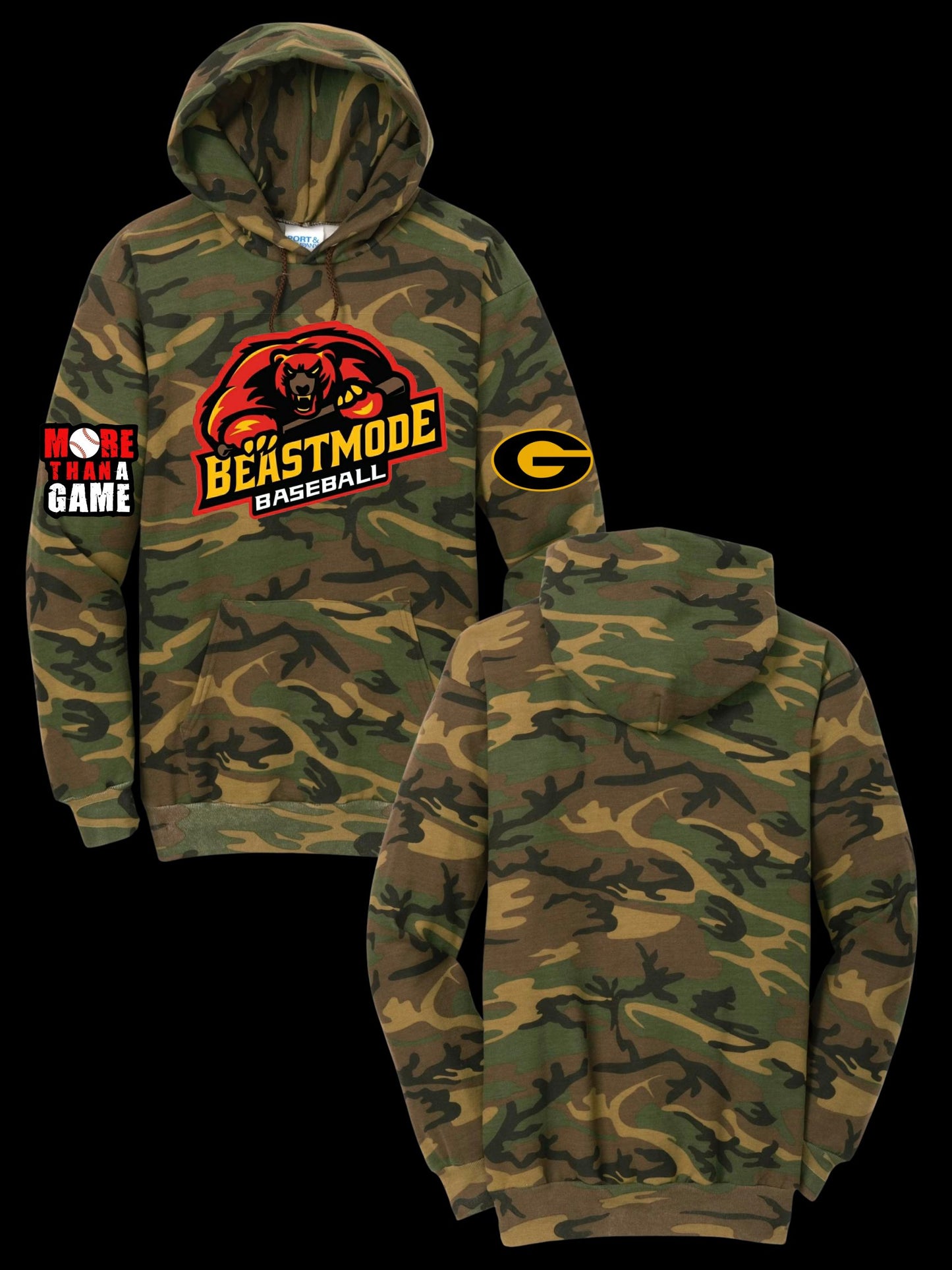 Unisex Camouflage Full Color Beastmode "Logo" Hoodie